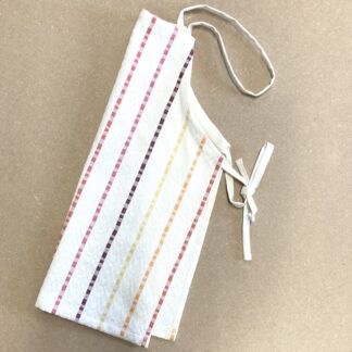 Barnförkläde, gulröd rand