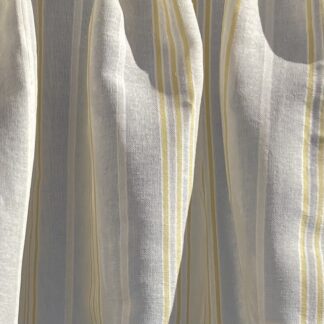 Gardinlängder Alma, gul rand