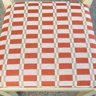 Tyg till stolsits Tegel röd/beige